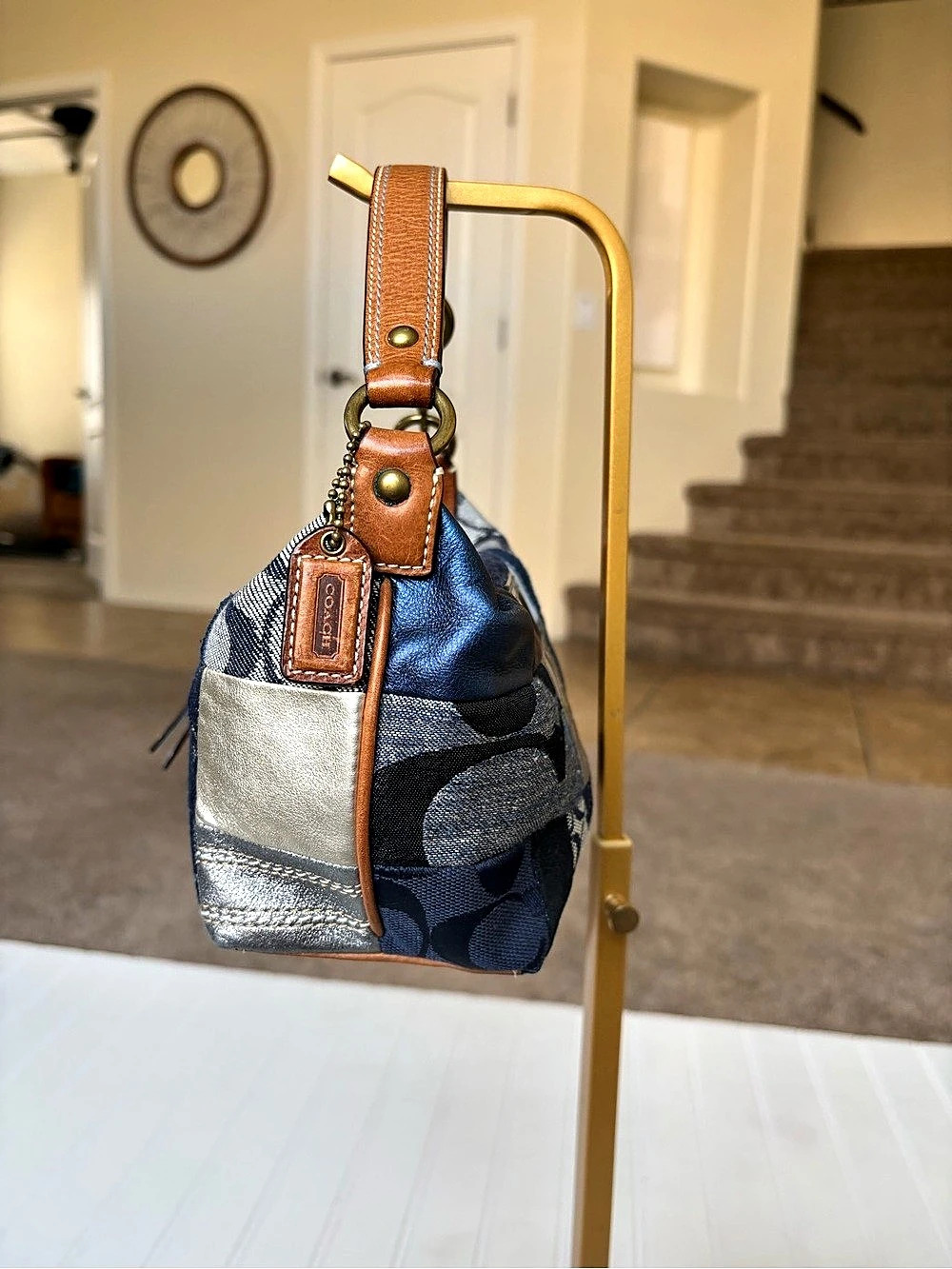 Coach denim patchwork - Picture 4 of 9